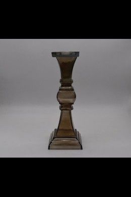 14"H LUSTER GLASS CANDLESTICK [621852] SHIP PALLET ONLY